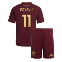 AS Roma Artem Dovbyk #11 Hemmaställ Barn 2024-25 Korta ärmar (+ Korta byxor)